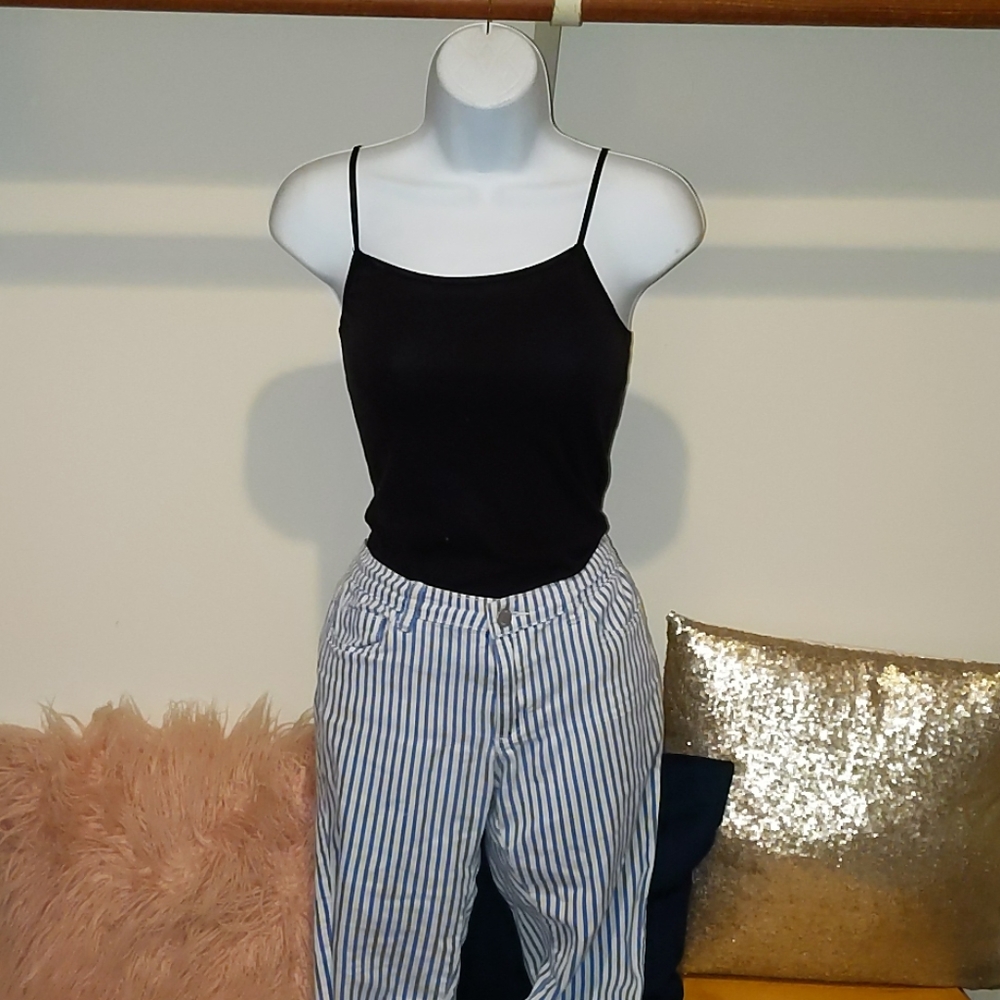 Pinstriped Pants
